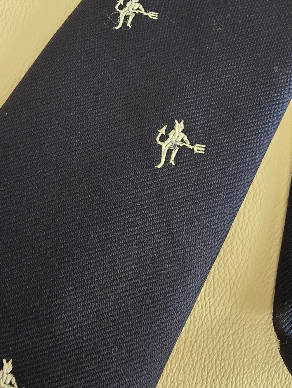 Ram Tie Makers Blue Devil Polyester Men's Necktie Tie